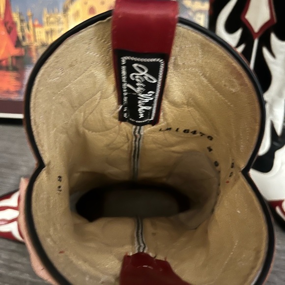 Size 8 B - Larry Mahan Womens Vintage Cowboy Western Boots | Cowgirl - Picture 5 of 8